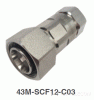 43M-SCF12-C03 Разъем 4.3‑10 Male для супергибкого фидерного кабеля 1/2" | Серия OMNI FIT Standard, 6 ГГц